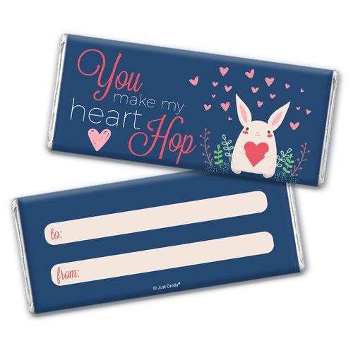 Fill in the Blank Valentine's Day Bunny Love Hershey's Chocolate Bar & Wrapper