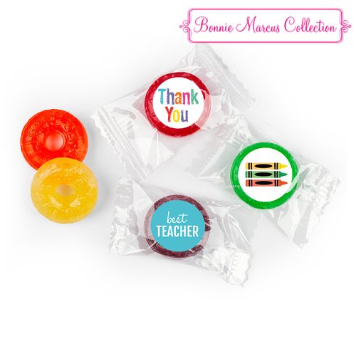 Bonnie Marcus Collection Teacher Appreciation Colorful Thank You Life Savers 5 Flavor Hard Candy