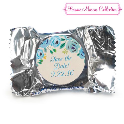 Bonnie Marcus Collection Here's Something Blue Save the Date York Peppermint Patties