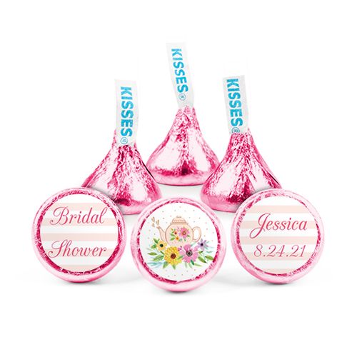 Personalized Bridal Shower Garden Tea Party Hershey's Kisses