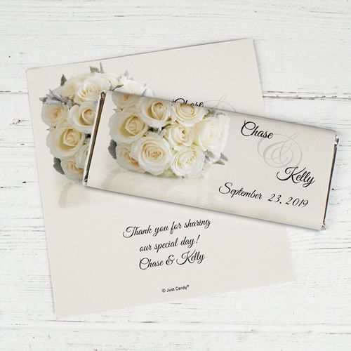 Timeless Bouquet Personalized Candy Bar - Wrapper Only