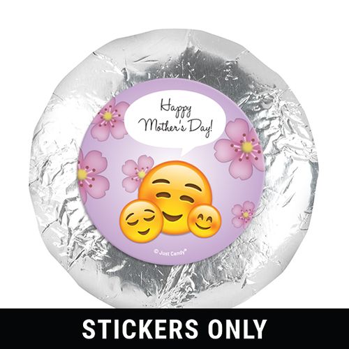 Mother's Day Emoji Theme 1.25" Stickers (48 Stickers)