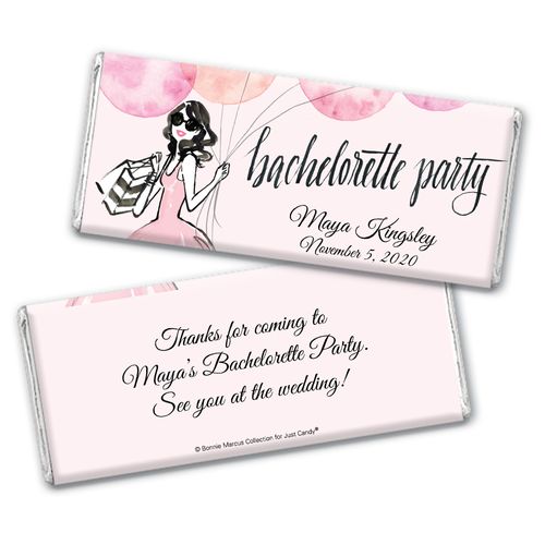 Blithe Spirit Bachelorette Party Favor Personalized Candy Bar - Wrapper Only