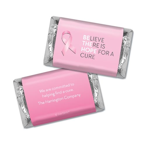Personalized Hershey's Miniatures - Breast Cancer Awareness Be the Hope