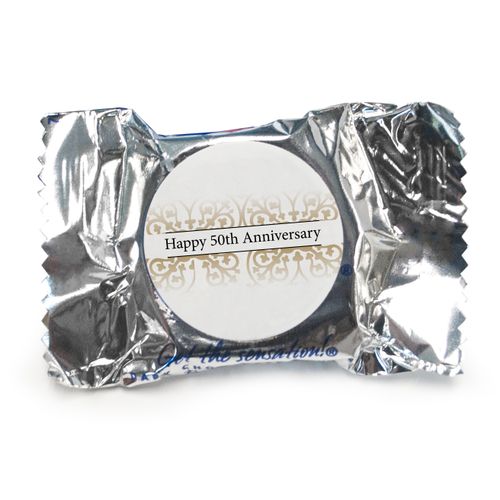 Anniversary Personalized York Peppermint Patties Golden 50th