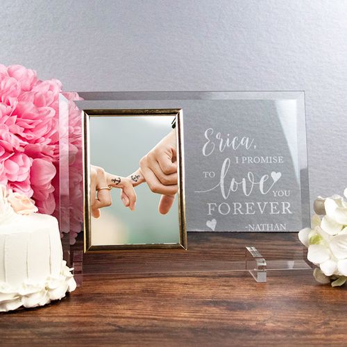 Personalized Picture Frame - I Promise to Love You