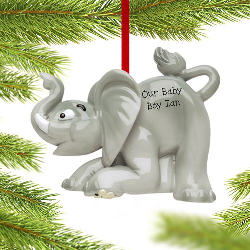 Personalized Baby Elephant