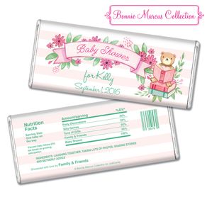 Bonnie Marcus Collection Personalized Chocolate Bar Baby Shower Favors Story Time