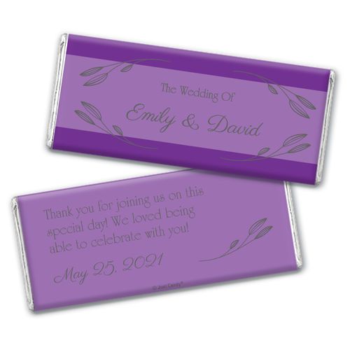 Personalized Wedding Wishes Chocolate Bars
