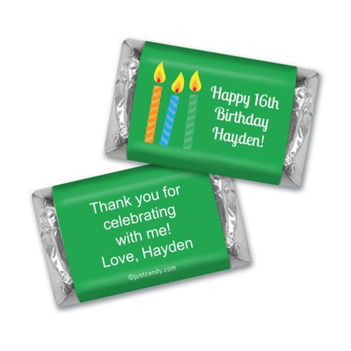 Blow 'Em Out Personalized Miniature Wrappers