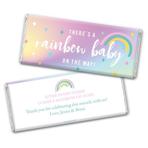 Personalized Baby Shower Rainbow Baby Chocolate - Assembled