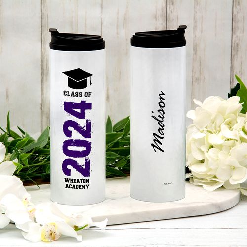 Personalized Graduation Stainless Steel Thermal Tumbler - Class Of