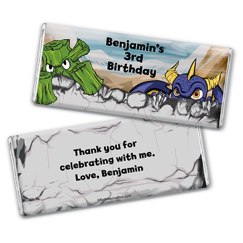 Personalized Birthday Force Chocolate Bar & Wrapper