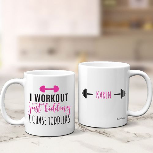 Personalized Toddler Workout 11oz Mug Empty