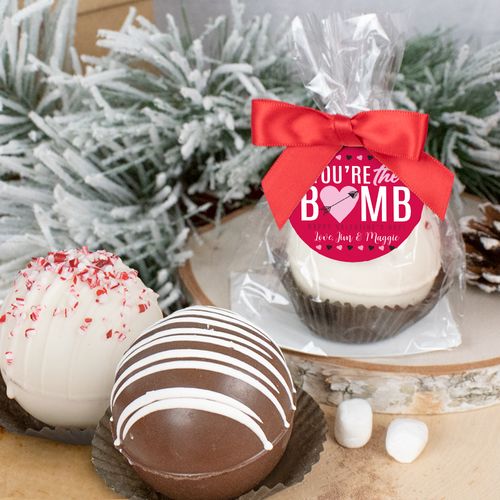 Personalized Valentine's Day Hot Cocoa Bomb - You're the Bomb