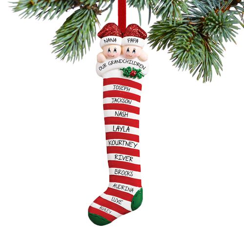 Personalized Candy Cane Stocking