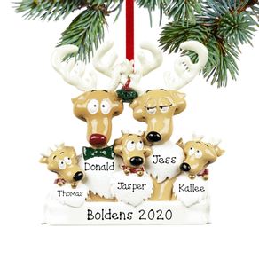 Personalized Reindeer Family 5