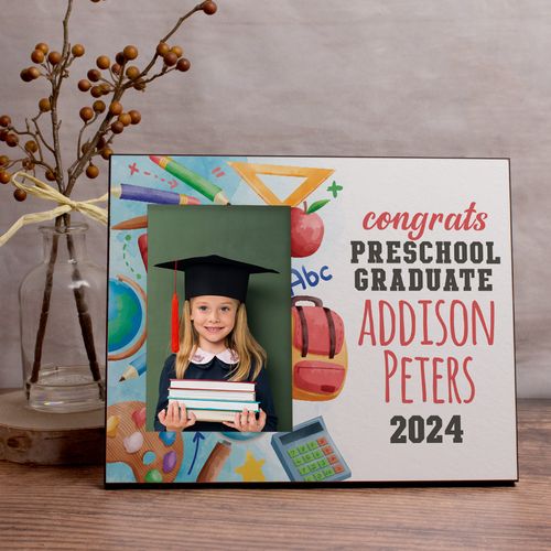 Personalized Picture Frame - Graduation School Supplies