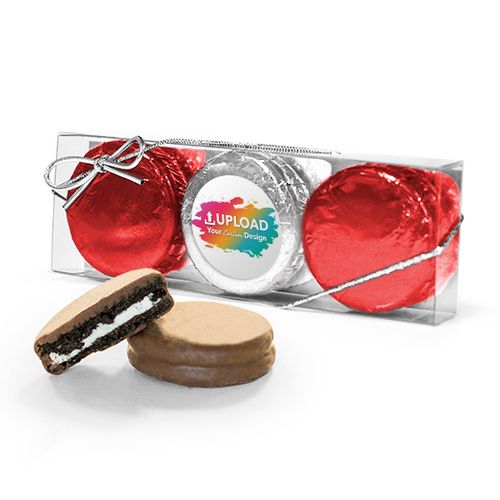 Personalized Add Your Logo 3PK Chocolate Covered Oreo Cookies