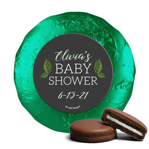 Personalized Little Leaves of Love Baby Shower Milk Chocolate Covered Oreos