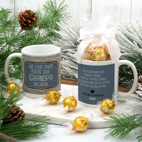 Personalized Reasons Why We Love 11oz Mug with Lindt Truffles