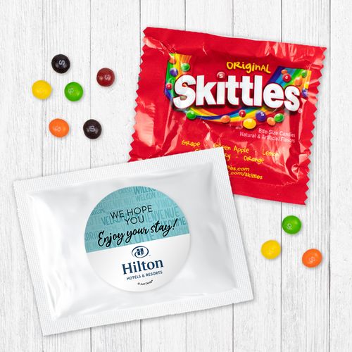 Personalized Promotional Enjoy Your Stay! - Skittles
