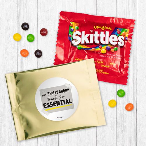 Personalized Business Thinks I'm Essential - Skittles