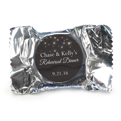Rehearsal Dinner Personalized York Peppermint Patties Starry Sky