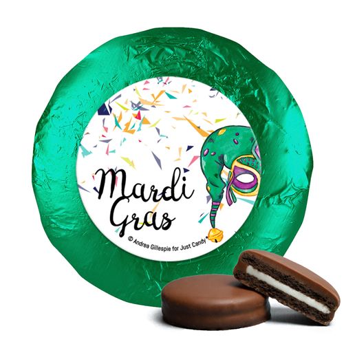 Mardi Gras Jammin' Jester Hats Chocolate Covered Oreos