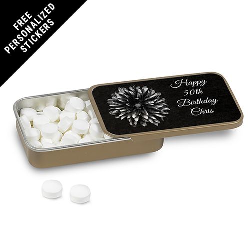 Birthday Personalized Mint Tin Mum and Age