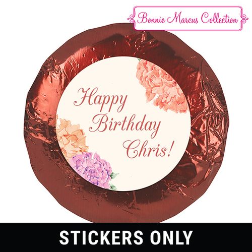 Blooming Joy Birthday Favors 1.25in Stickers