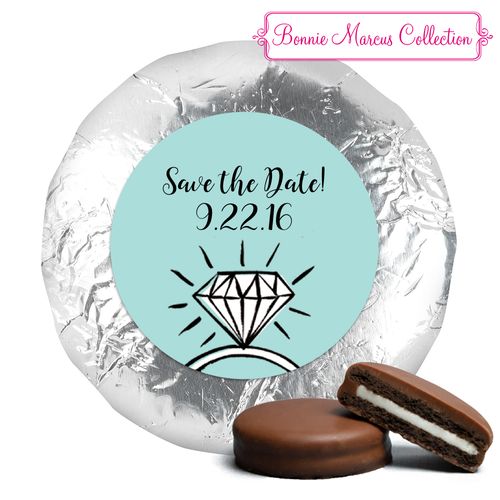 Last Fling Save the Date Favors Milk Chocolate Covered Oreo Assembled
