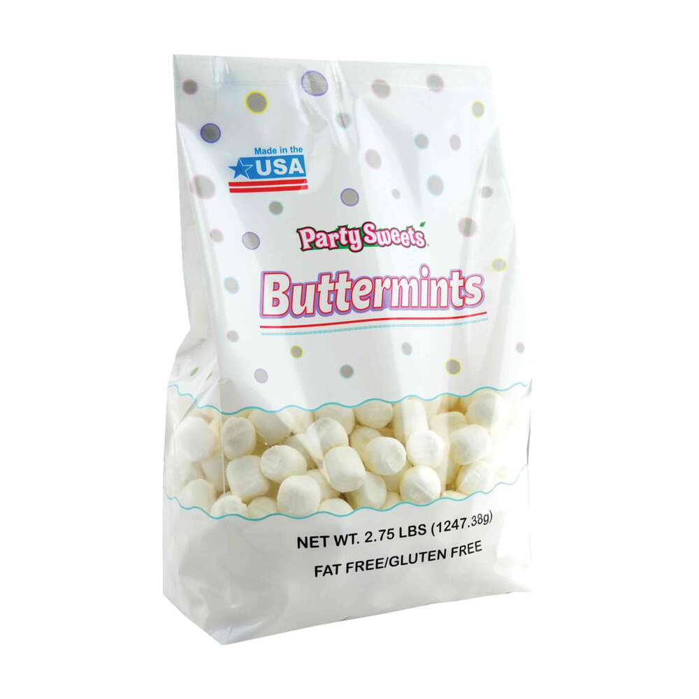 White Mints Buttermint 11 lb Case Bulk Candy & Favors WH Candy