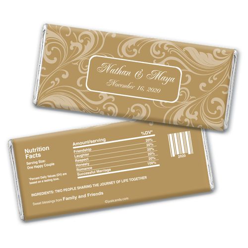 Opulent Day Personalized Candy Bar - Wrapper Only