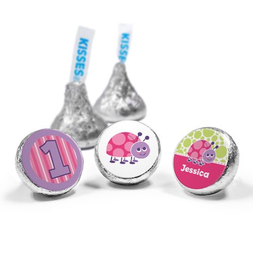 Personalized Birthday Colorful Lady Bug Hershey's Kisses