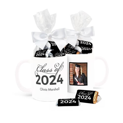 Personalized Graduation Photo Class of 11oz Mug with Hershey's Miniatures