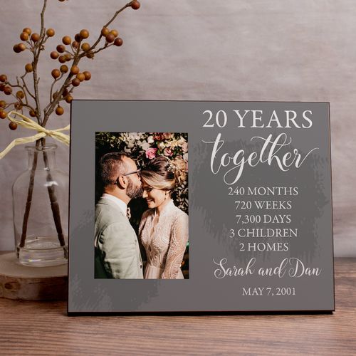 Personalized Picture Frame - Wedding Anniversary List