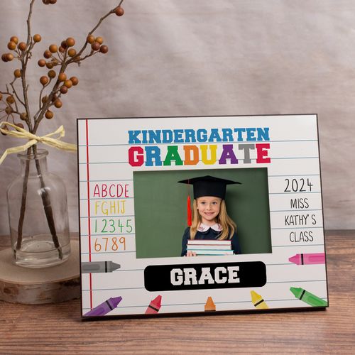 Personalized Picture Frame - Graduation Crayons