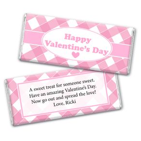 Personalized Valentine's Day Country Love Hershey's Chocolate Bar & Wrapper