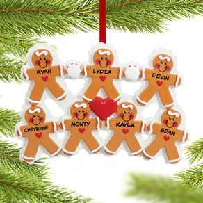 Personalized Gingerbread Family 7