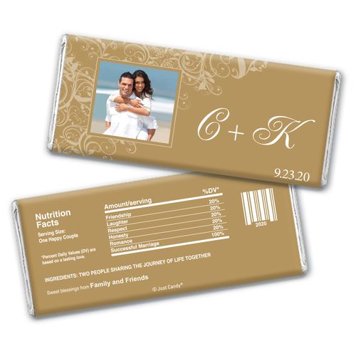 Grand Romance Personalized Candy Bar - Wrapper Only