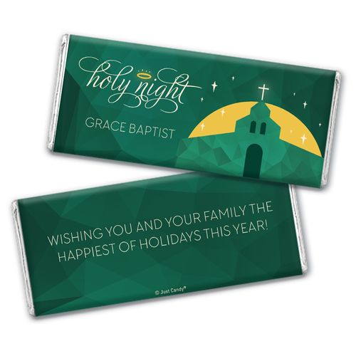 Personalized Christmas Holy Celebration Chocolate Bar Wrappers Only