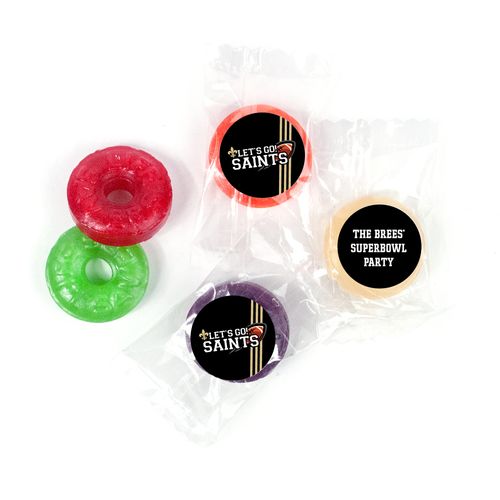 Life Savers 5 Flavor Hard Candy Personalized Saints Football Party