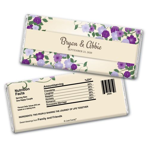 Boho Glam Personalized Candy Bar - Wrapper Only