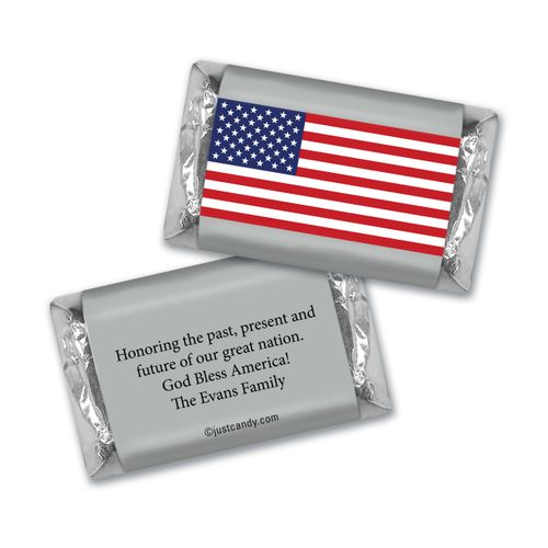 Freedom Flag MINIATURES Candy Personalized Assembled
