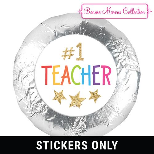 Bonnie Marcus Collection Gold Star 1.25" Stickers (48 Stickers)