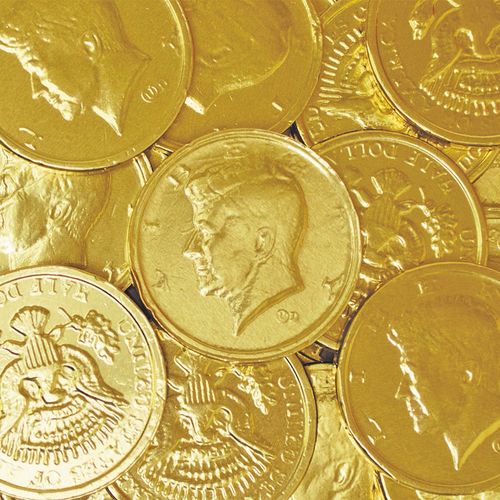 Half Dollar Chocolate Gold Coins