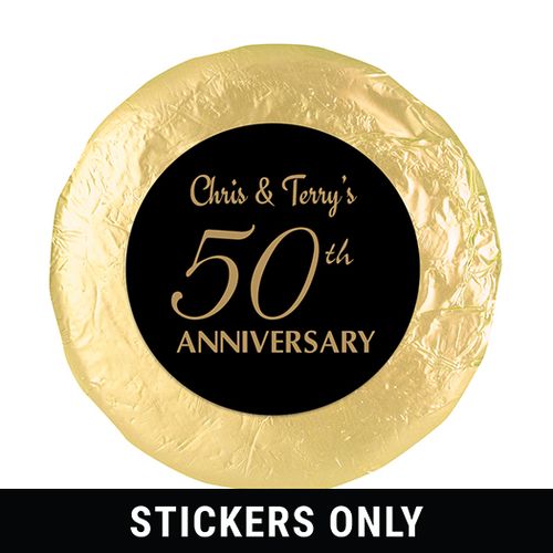 Simple Anniversary 1.25" Sticker (48 Stickers)