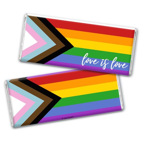 Rainbow Stripes Love is Love Chocolate Bar - Assembled