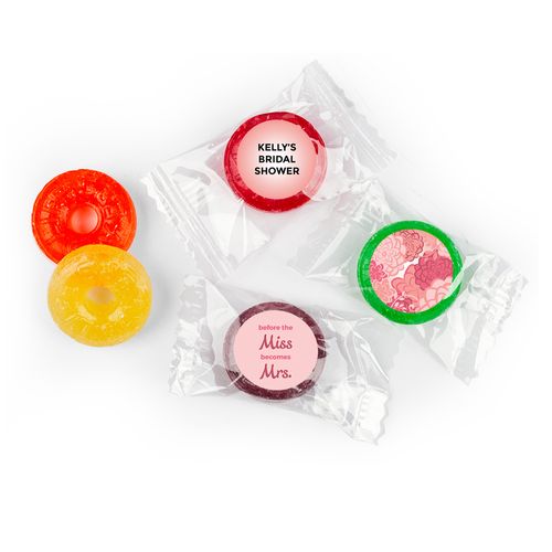 Surrounding Love Personalized Bridal Shower LIFE SAVERS 5 Flavor Hard Candy Assembled